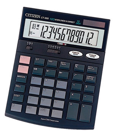 НАСТОЛЕН  КАЛКУЛАТОР CT666  